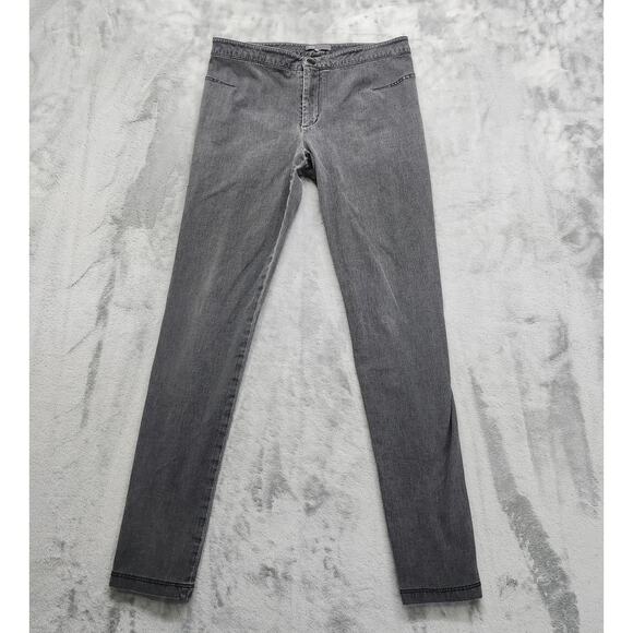 Vince Jeans Womens 10 Gray Mid Rise Skinny Back Seam No Pockets Stretch Denim - Picture 1 of 11